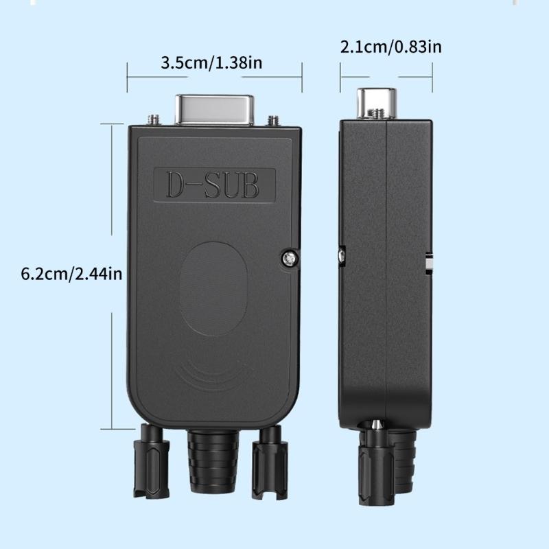 RS232 toRS485 Converter Adapter Plugs And Play Support 1200M Communication Surge Protections For Industrial Equipment