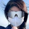 5 STÜCK Outdoor Wandern Sonnenbrille Sport Radfahren Winddicht Augenschutz Skifahren Boden Sonnenbrille Mode Großer Rahmen Schlanker Look