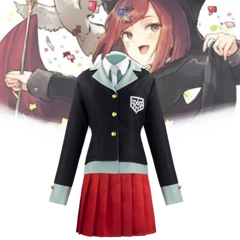 Danganronpa Yumeno Himiko Cosplay Set Fashion Simple College Girl Anime Party