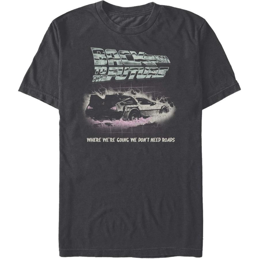 Back to the Future Mens Classic Delorean Basic Solid TeeT-Shirt XXXXXL разноцветный