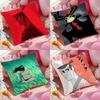 S-Samurai Jack Movie Cushion Cover Pattern Printed Pillowcase for Living Room Sofa Cushion Cover & Bedroom Decor