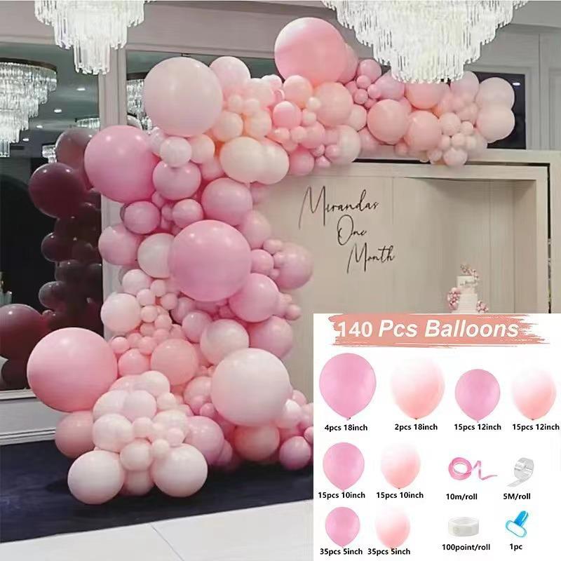 Elegant Birthday and Wedding Balloon Set - High-End Latex and Arch Decorations for Special Occasions