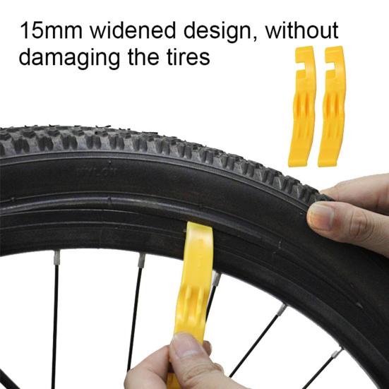 3Pcs Car Repair Tool High Strength Comfortable Grip Impact Resistance Labor-Saving Spoke Hook Tire Removal Nylon Bicycle Outside