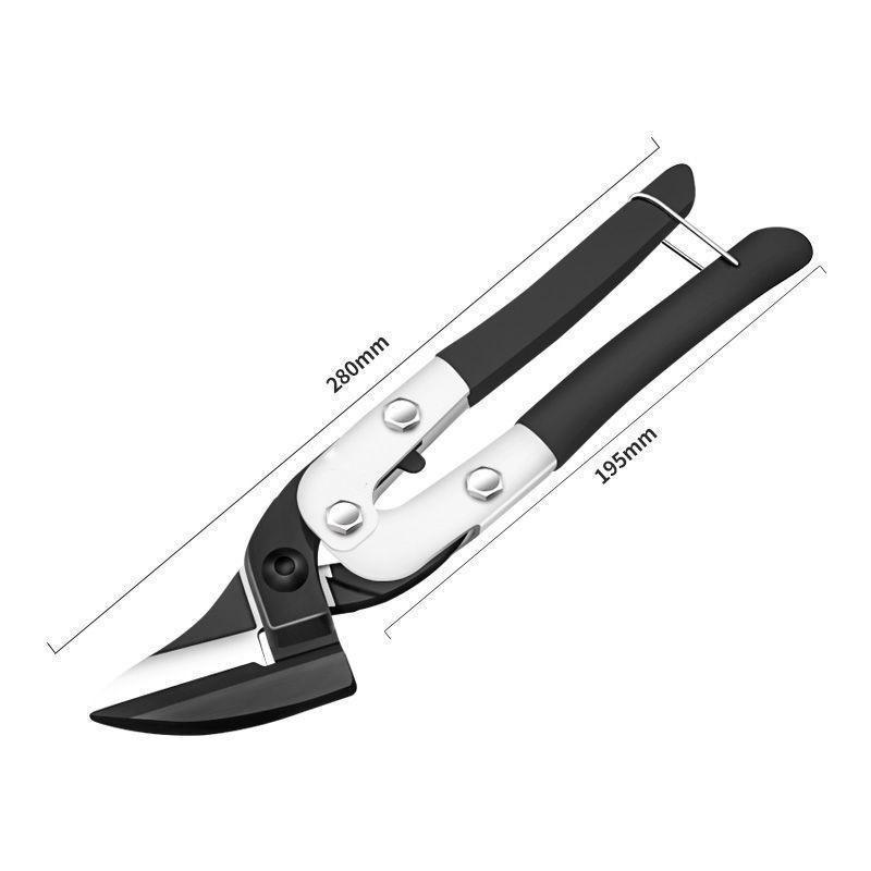 Industrial-Grade Chrome Vanadium Steel Straight Shears - Industrial Cutting Tool Anti-skid Scissors Steel Garden Tools
