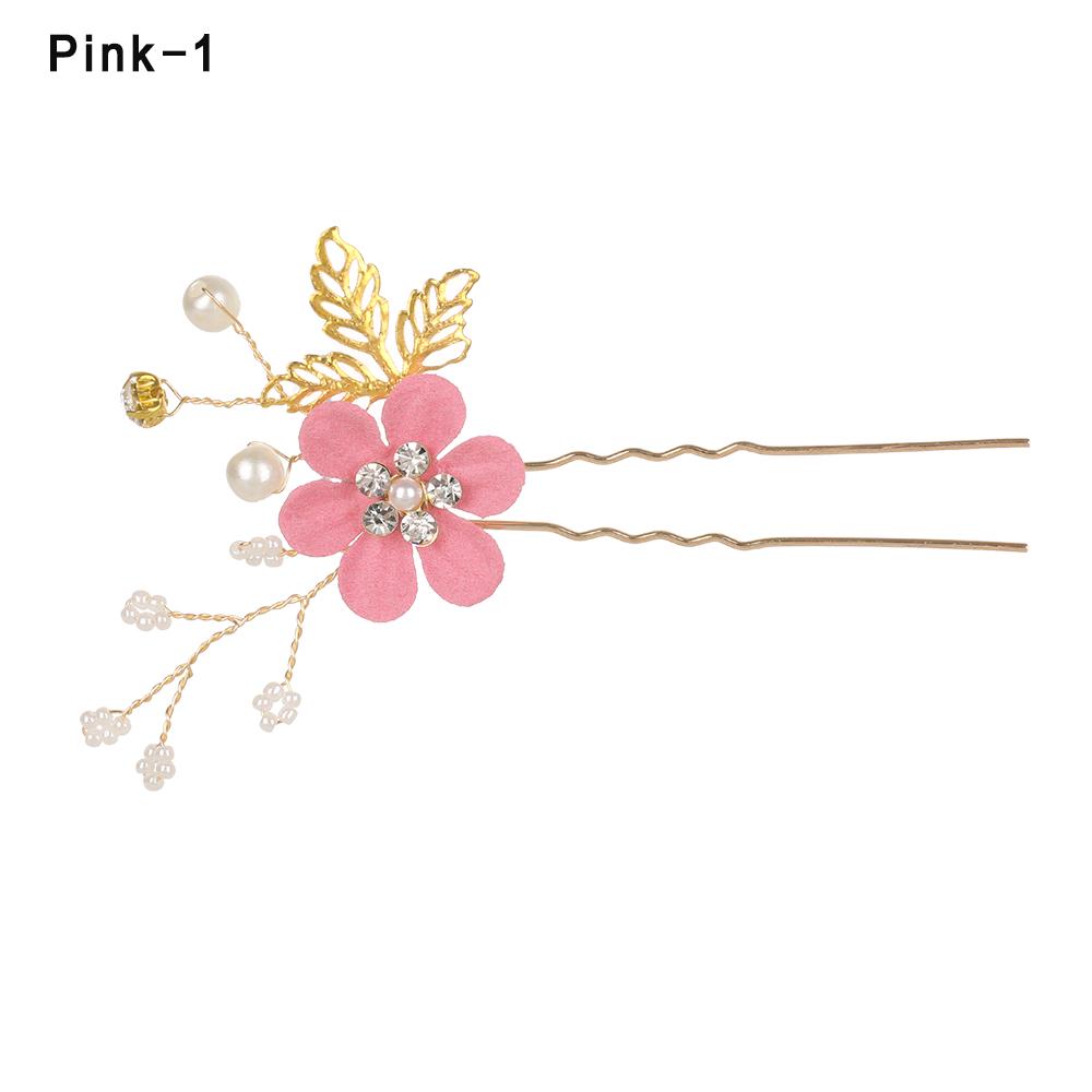 New Arrival Luxury Blue Flower Hair Combs Headdress Prom Bridal Wedding Hair Pin Gold Color Leaves Hair Jewelry Hair Accessories