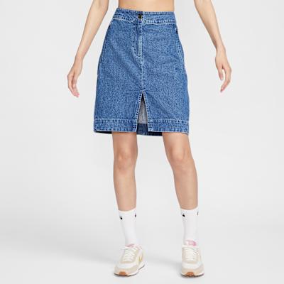 Nike Sportswear Denim Short Skirts Women s Medium Blue XL