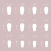 Spring Floarl Press On Nail Coffin False Nail with Flower Designs Stick On Nail Full Cover Artificial Nail for Women