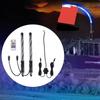 Universal RGB LED Whip Lights Flagpole Antenna Brake Light Waterproof Spiral Lamp Remote for Offroad Truck ATV UTV