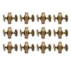 50 sad magnetických patentek 18x5mm Slitina s vysokou tvrdostí Magnetické zapínání na peněženku pro zdobení Punkového oblečení Bot