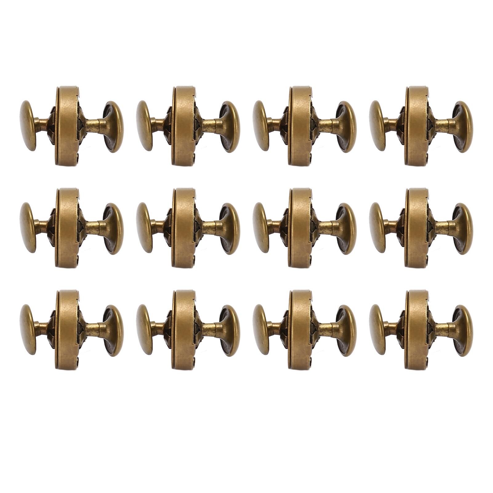 

50 комплектов магнитных кнопок-застежек 18x5 мм, сплав высокой твердости, магнитная застежка для кошелька для античный бронзовый