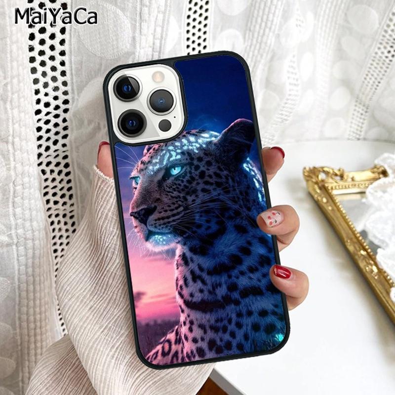 Luxury Tiger Leopard Phone Case Cover For iPhone 17 Air 16 16e 15 Plus 11 12 13 14 Pro Max Shell Coque