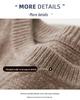 Men's Casual 100% Wool Thickened Sweater - Five-Needle Large Diamond Jacquard Knit