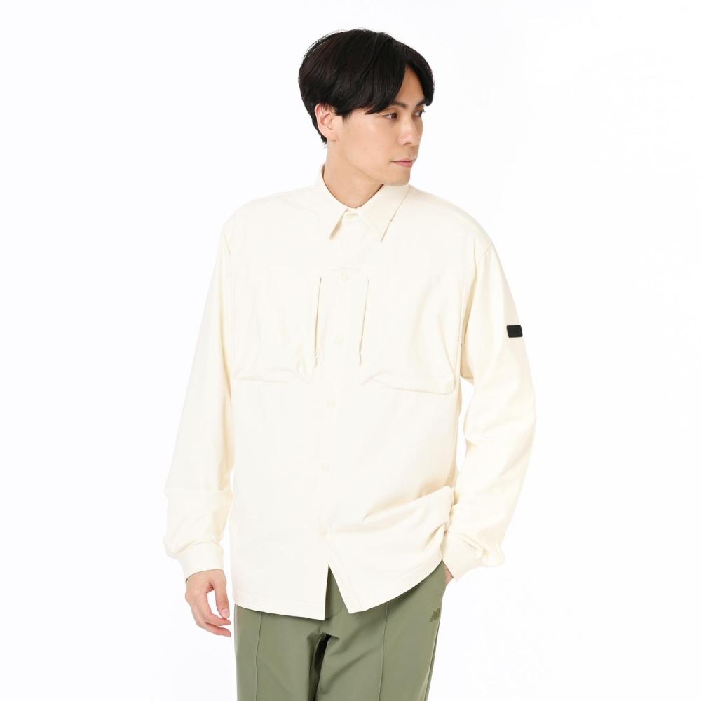 Мужская вязаная рубашка New Balance M Knit Shirt aMt55723Sst Sst M