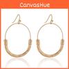 Earrings Stylish Geometric For Women Chic Alloy Modern Accessories Fashion