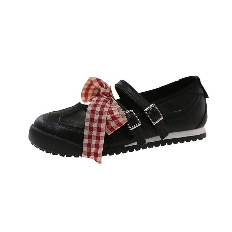 Mary Jane Black Women's Shoes New Summer Hollow Design Versatile Shallow Mouth Single Shoes Ballet Shoes