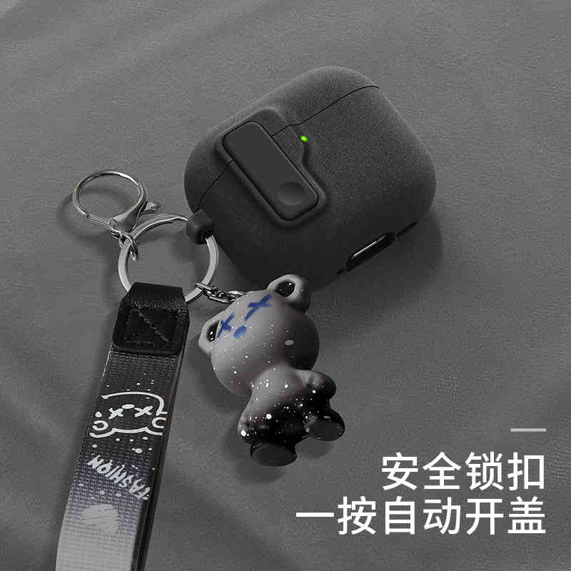 New Hard Protector for AirPods 4 with Magnetic Lid Lock Hybrid Case Luxury Protection Cover for Apple AirPods pro2 3 1/2