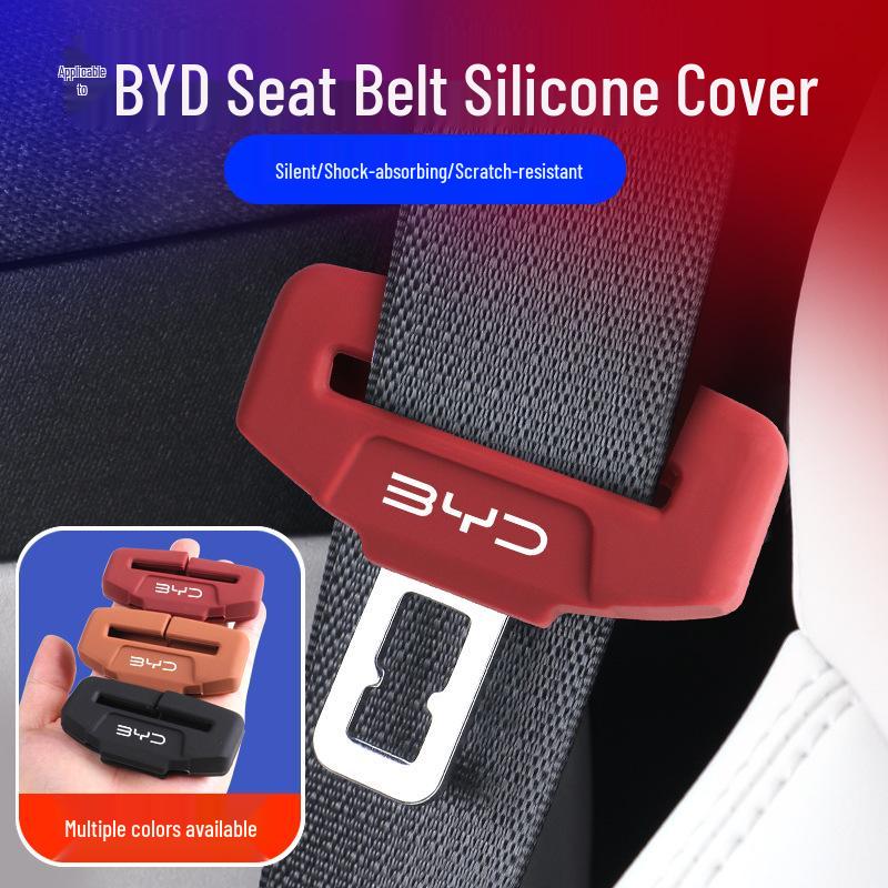 Compatible with seat belt and anti-collision cover modifications for BYD Qin Plus, Seagull, Dolphin, Seal, and Song Plus models.