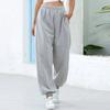 Elastic High Waisted Wide Leg Pants Women's Loose Oversized Casual Pants Solid Color Ankle Pants Autumn and Winter