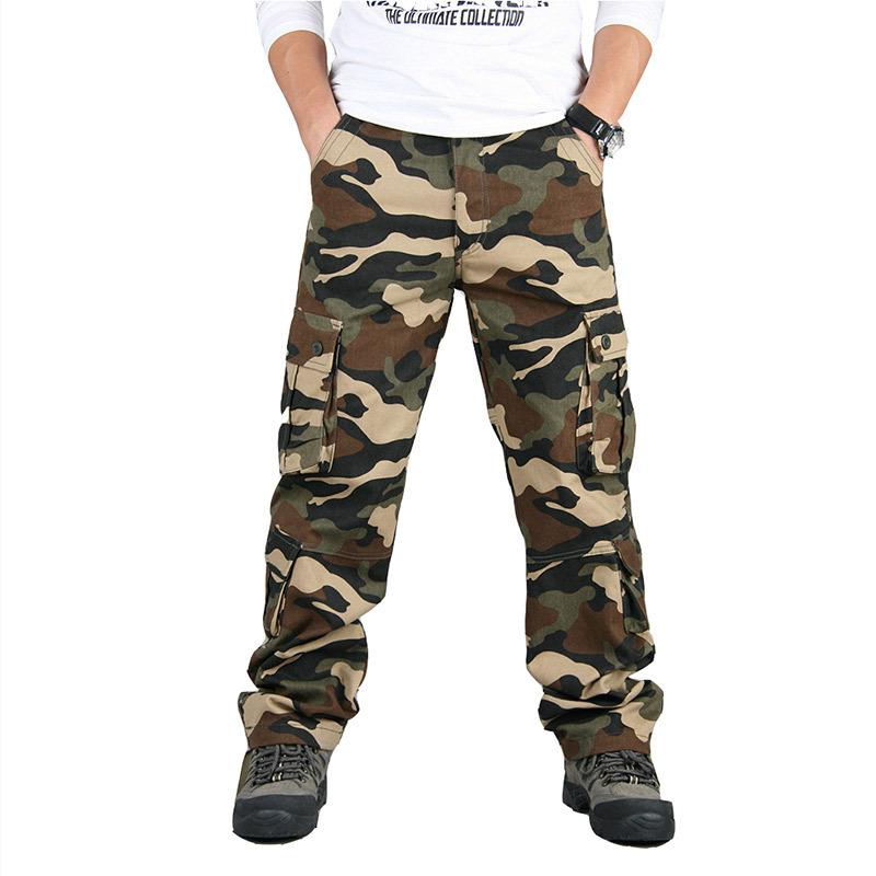 Camouflage Work Trousers Men's Trousers Outdoor Casual Trousers Men's Large Size Straight Men's Trousers Work Trousers