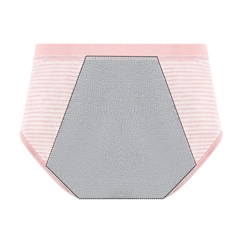 Teenage Girls Menstrual Briefs 3pcs High Waisted Leak Proof Underwear Panties