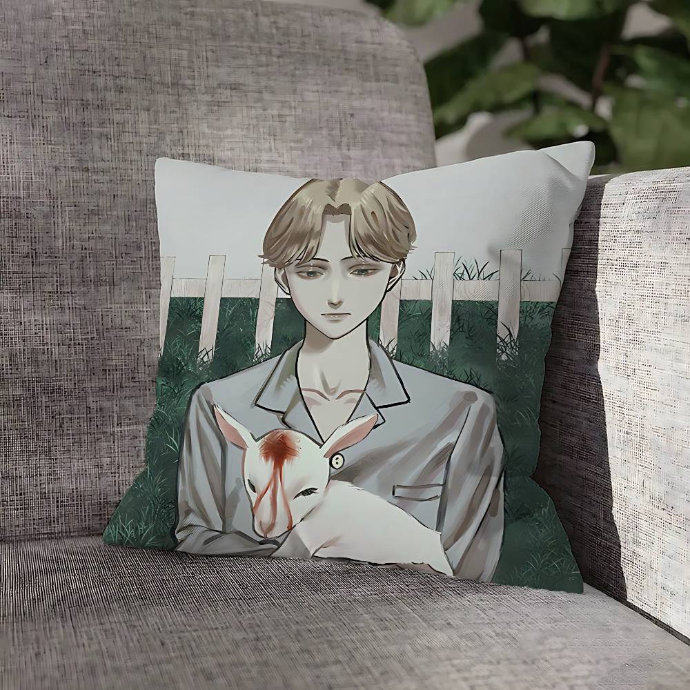 Johan M-Monster Liebert Pillow Case For Sofa Decor Car Office Room Printing Cushion Cover Decorations and Protector
