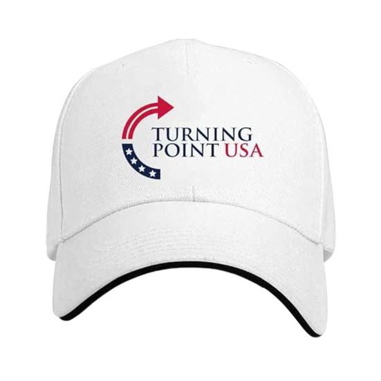 Turning Point USA Charlie Kirk Hat Unisex Adjustable Baseball Cap for Men Women Vintage