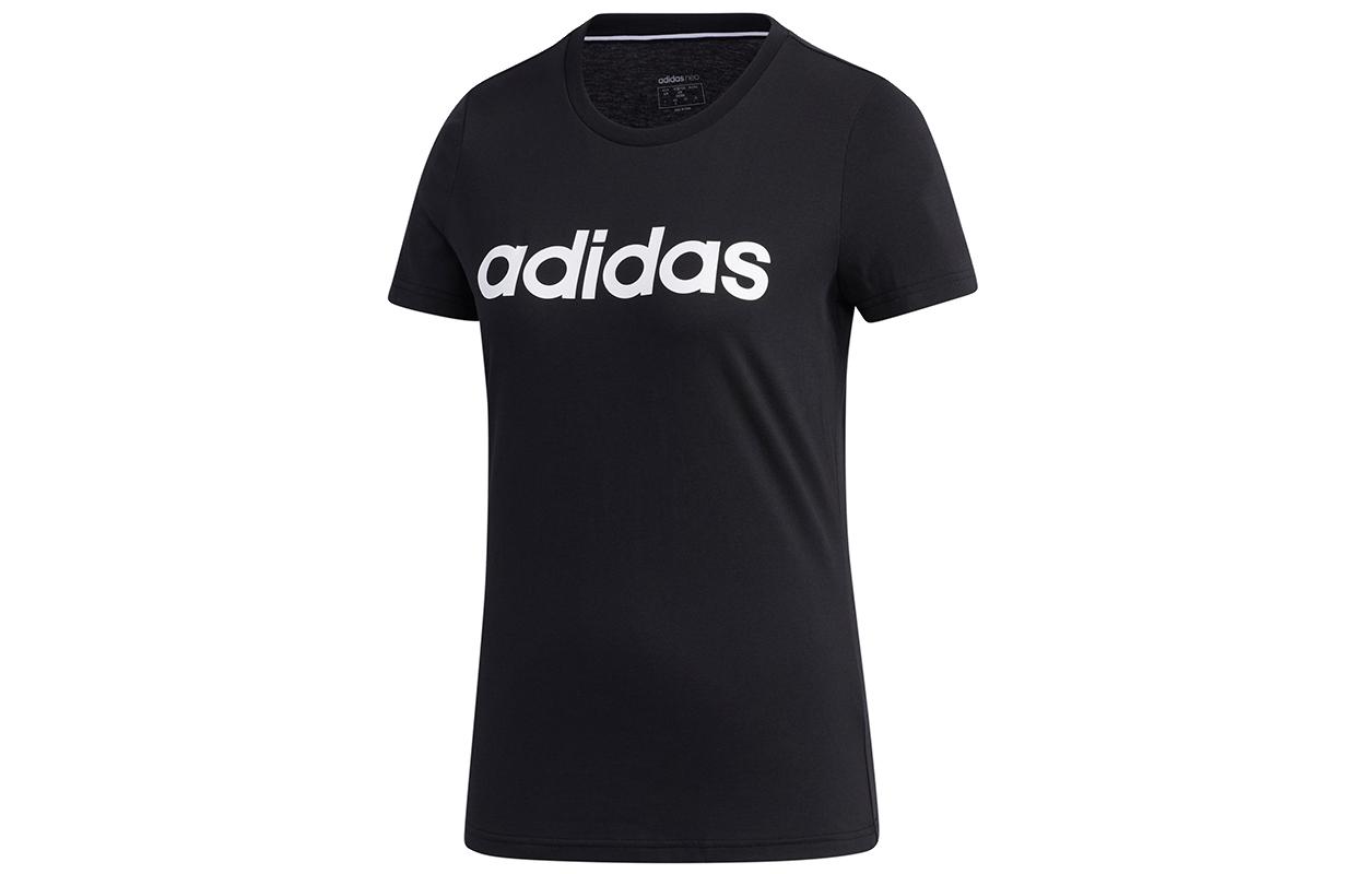 Adidas Neo Set in Sleeve T Shirt Women s Black GJ7933 M