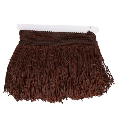 Quasten Fransen Spitze Latein Kleid Bühnenbekleidung Schuhe Handwerk Vorhang DIY Zubehör 14cm 5.5inDunkel