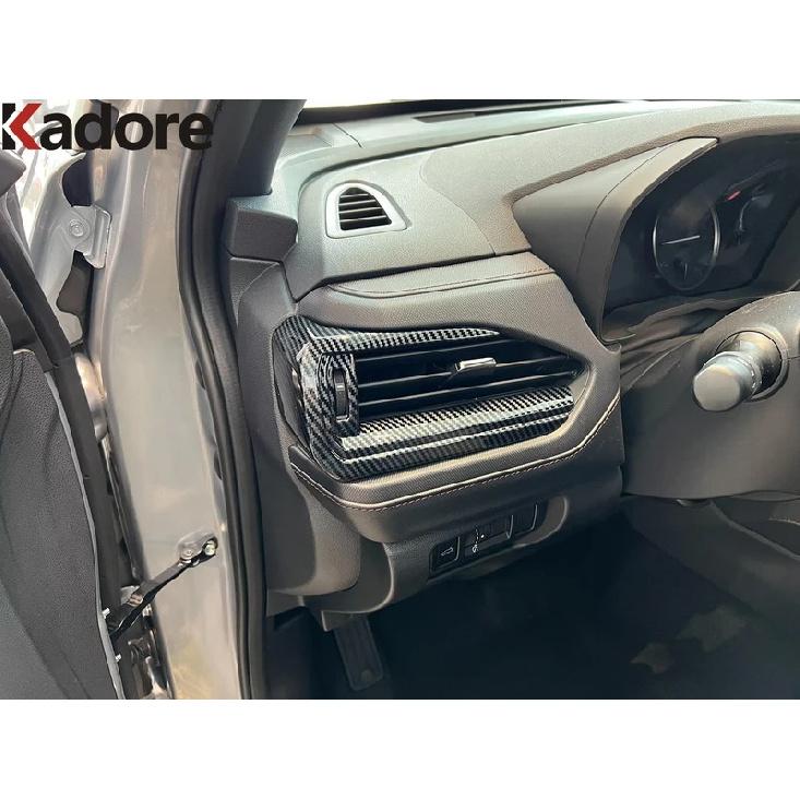 For Subaru Forester 2025 2026 Carbon Fiber Car Front Side Air Condition Vent Outlet Cover Trim Inteiror Mouldings Accessories