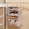 Hangende Reiskledingkast Organizer: Grote capaciteitstas voor kleding & ondergoed