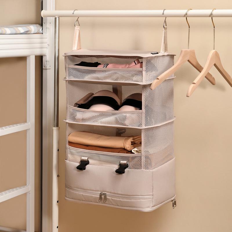 Hangende Reiskledingkast Organizer: Grote capaciteitstas voor kleding & ondergoed