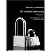 OIMG 304 Stainless Steel Waterproof Anti-Pry Padlock
