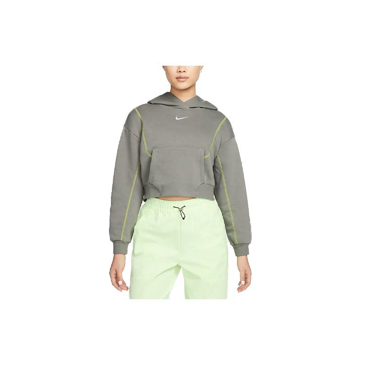 

Женские пуловеры с капюшоном и принтом логотипа Nike, темно-серый цвет DM6360-029 L