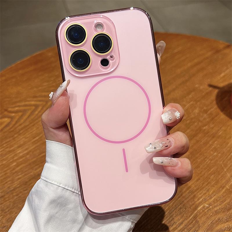 

Color-Block Magnetic Phone Case for iPhone 17 Pro Max, Compatible with iPhone 16/15/14/13/12 iPhone 14 Plus