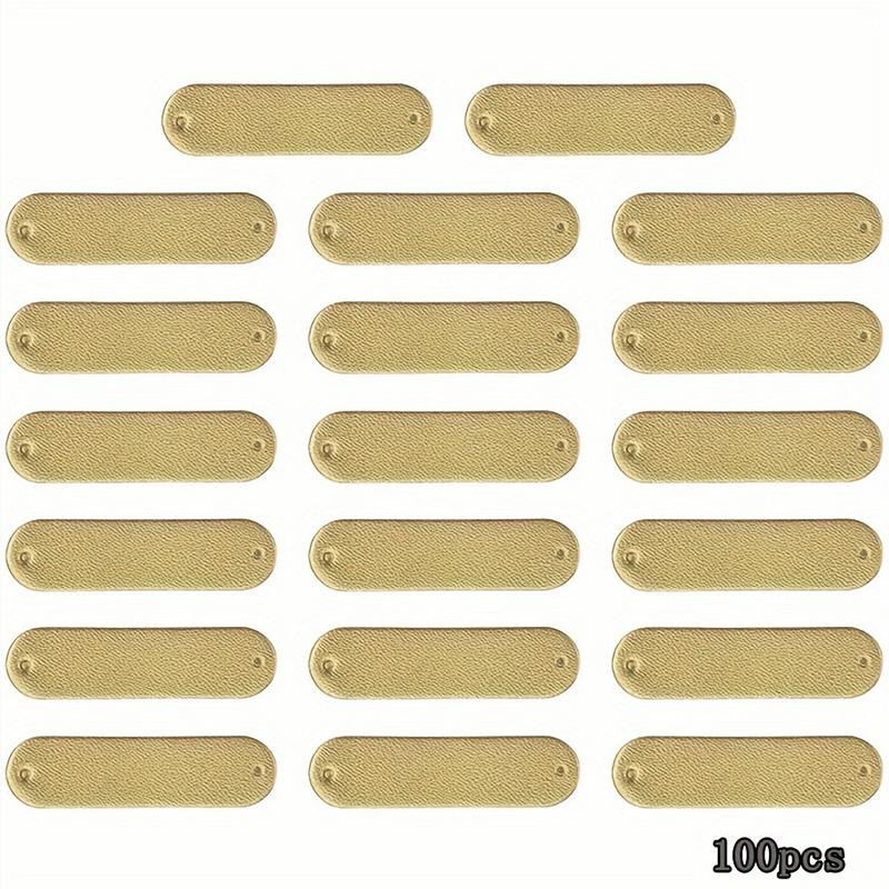 

100pcs/pack DIY Woven Products Gift Packaging Classification Tags Clothing Storage Hang Tags Accessories жёлтый