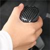 For Nissan Kicks 2018-2024 Carbon Fiber Center Console Gear Shift Knob Trim 1PCS