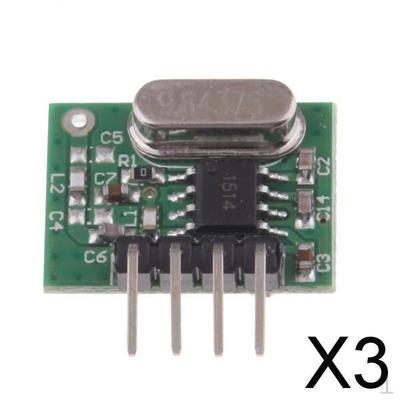 2x 315MHz RF Module Transmitter Channel , Green, 3 Pcs