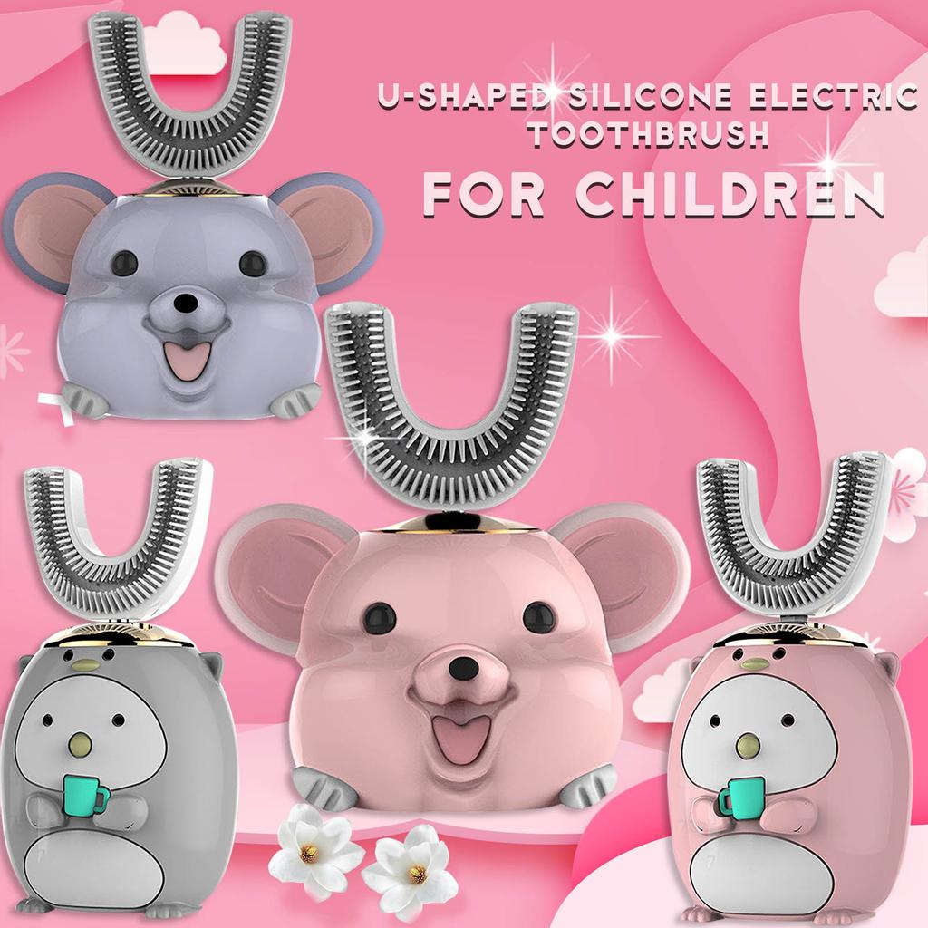 2-6 Yeas Children Smart Electric Brushing U-shaped Toothbrush Lazy Toothbrush
