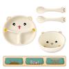 Abay Baby Silicone Divided Feeding Set