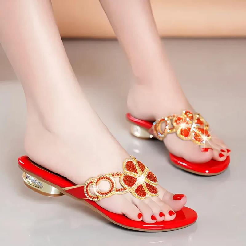 Sandales Femmes Women Fashion High Quality Peep Toe High Heel Sandals Ladies Spring Comfort Pu Leather Sandals A5979