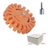 Pneumatic Adhesive & Paint Removal Disc, 4" 20mm, Glue Remover Wheel Gun, Adhesive Scraper Head.