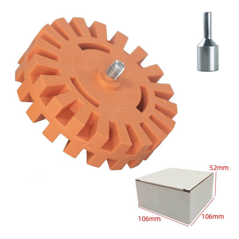 Pneumatic Adhesive & Paint Removal Disc, 4" 20mm, Glue Remover Wheel Gun, Adhesive Scraper Head.