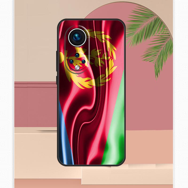 Eritrea Flag Case For Honor Magic 5 6 7 8 Pro Honor X9c X9b X9a X8b X8a X8c 50 70 90 400 200 Lite Cover