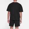 SKIMS Ribbed Crew Neck Loose Casual Short Sleeve T-Shirt Men tops Obsidian Black TP-TSH-5322M-OBS
