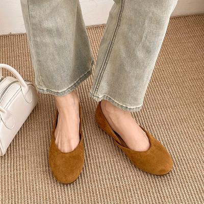 Scarpe Piatte Donna Mocassini Scarpe Basse Camoscio Comode Morbide Sandali Estive 2025 Donna Casual Scarpe da Ginnastica Vestito Designer