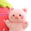 Adorable Reversible Strawberry Animal Plushie Gift for Kids And Adults