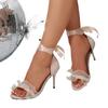 Fashion 2025 New Lace-up Women's Sandals Fashion Open Toe Summer Dress Best Seller Sexy Elegant High Quality Heeled Sandals Zapatos
