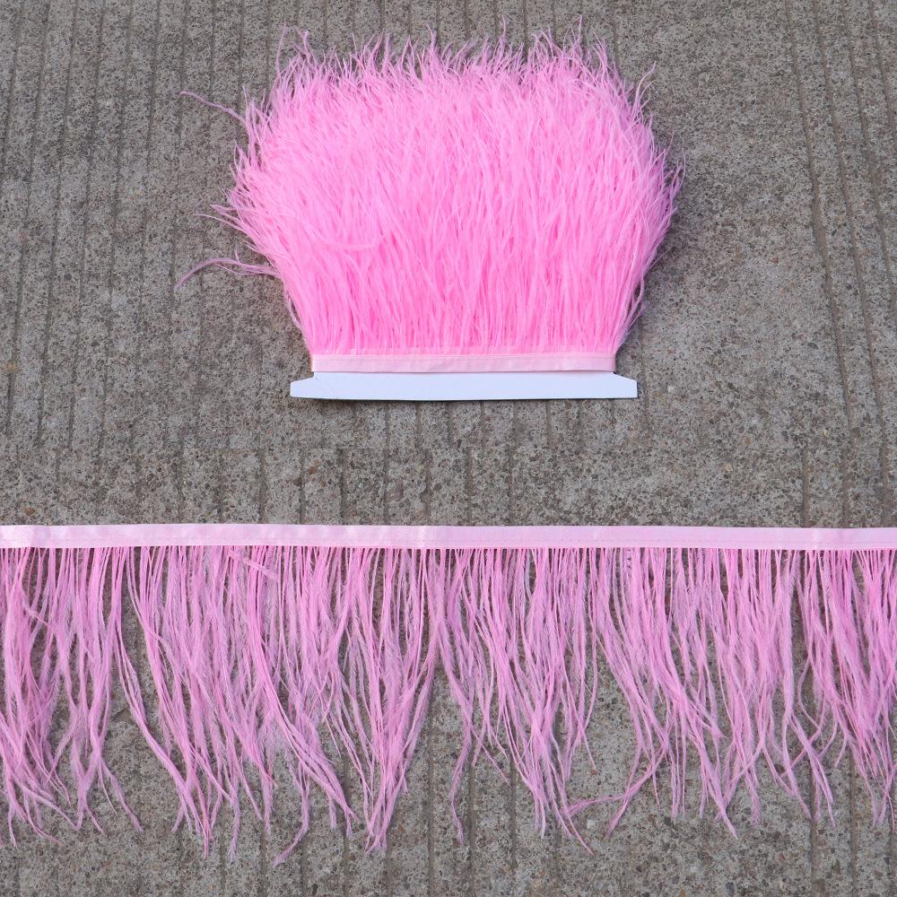 Thickened Encryption Ostrich Hair Cloth Edge 10-15Cm Feather Clothing Skirt Accessories
