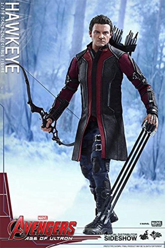 Movie Masterpiece Avengers: Age of Ultron Hawkeye 16 Scale Plastic Painted Action Figure