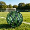 1pc Peacock Garden Theme Soccer Ball Football, Size 5, Lightweight PVC, Durable Outdoor Training Soccer Ball, Gift M61478